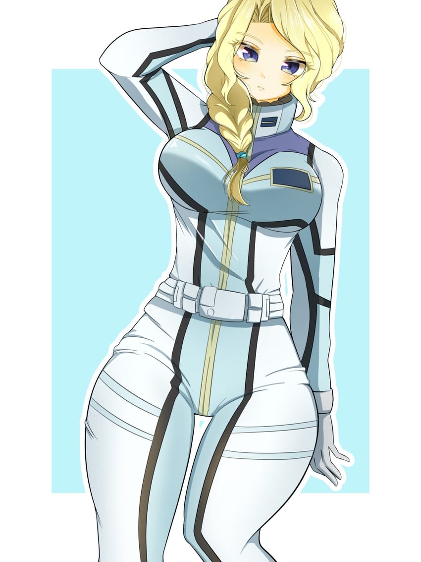 chloe croce (gundam and 1 more) drawn by juice_(jule_tyaojule)