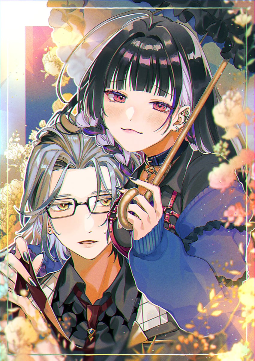 meloco kyoran, hex haywire, and hex haywire (nijisanji and 1 more) drawn by  kaburagi_(pnoir087) | Danbooru