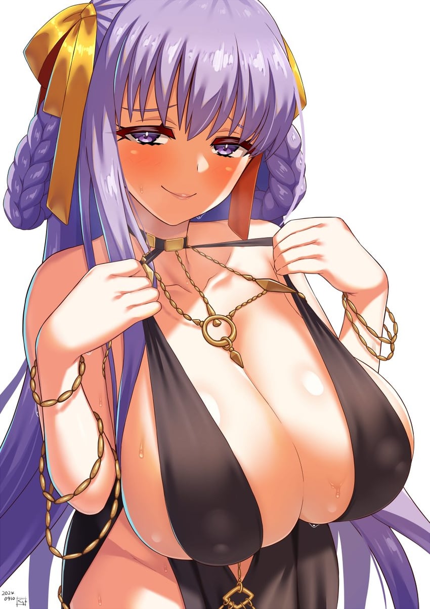 bb and bb dubai (fate and 1 more) drawn by guriguri_(arayotto4351)