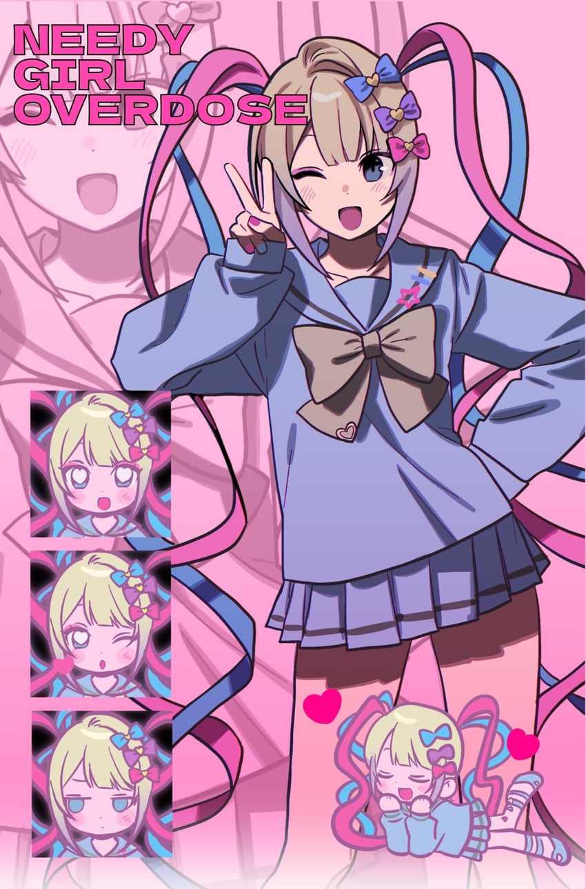 chouzetsusaikawa tenshi-chan (needy girl overdose) drawn by betti_(xx_betti)