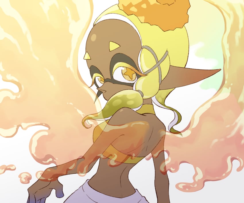 frye (splatoon and 1 more) drawn by teo_(teorekka)