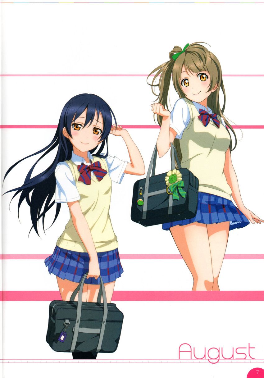 sonoda umi and minami kotori (love live! and 2 more)