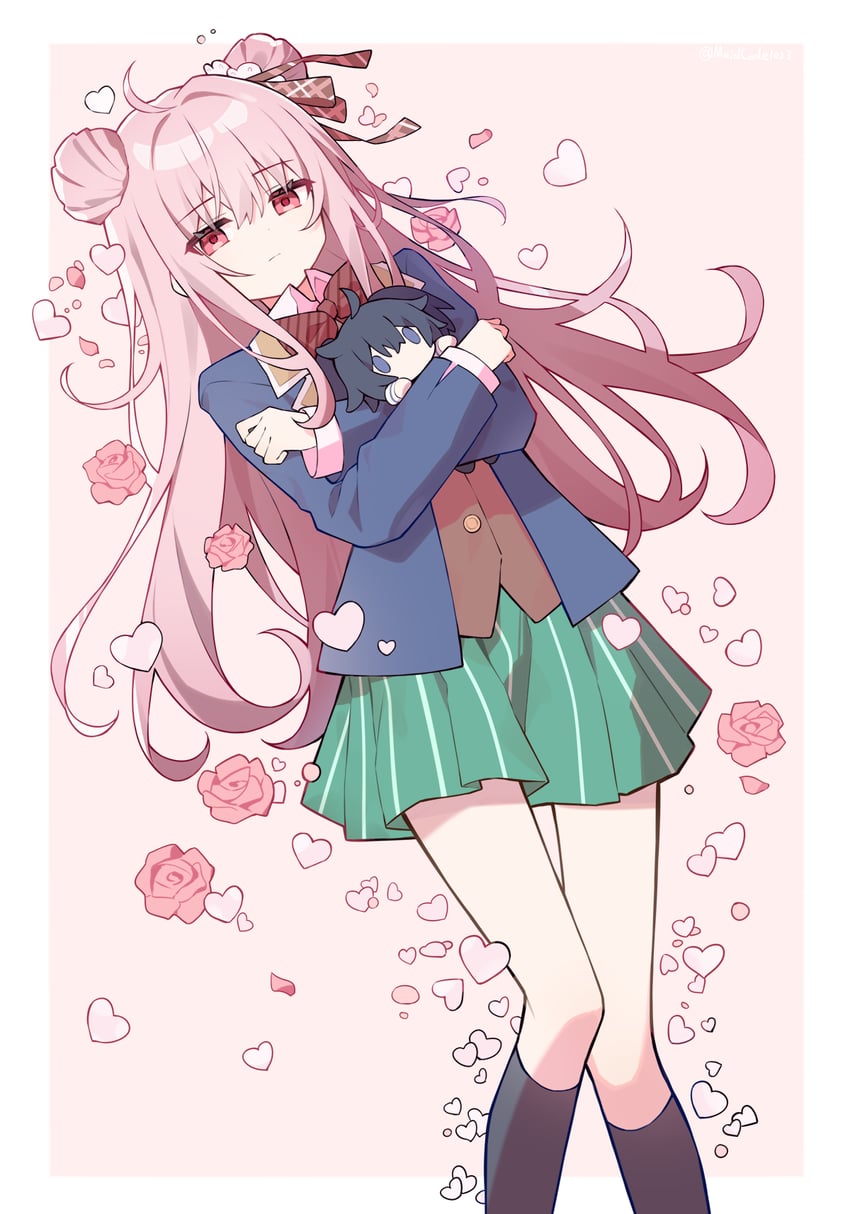 matsuzaka satou and koube shio (happy sugar life) drawn by maidcode1023