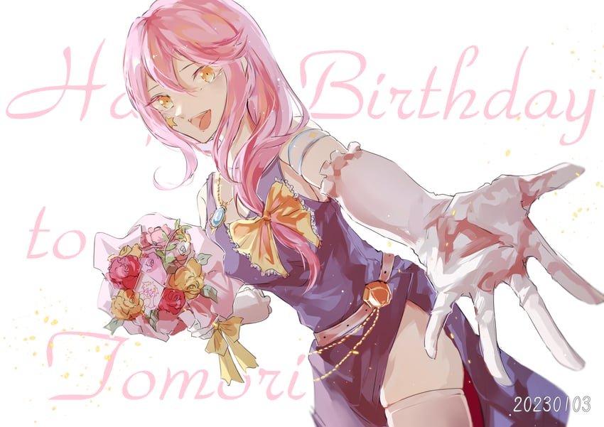 tomori kizuna (danganronpa and 2 more) drawn by setsuna_reed