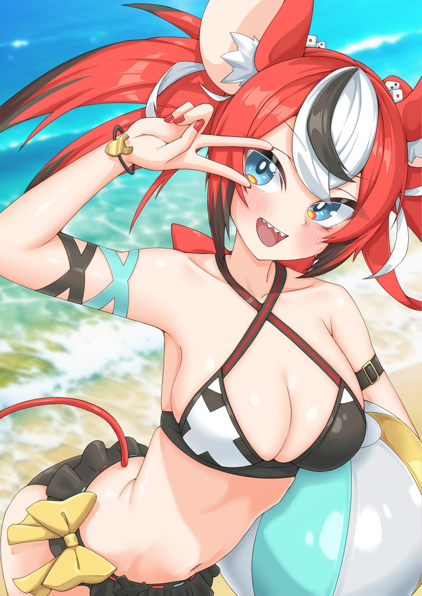 hakos baelz (hololive and 1 more) drawn by nyang-kaz