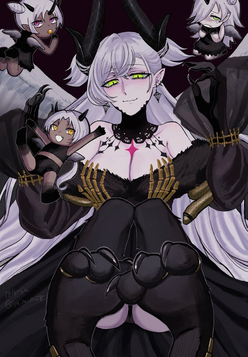 lilith, zwei, eins, and drei (fate and 1 more) drawn by kashiran