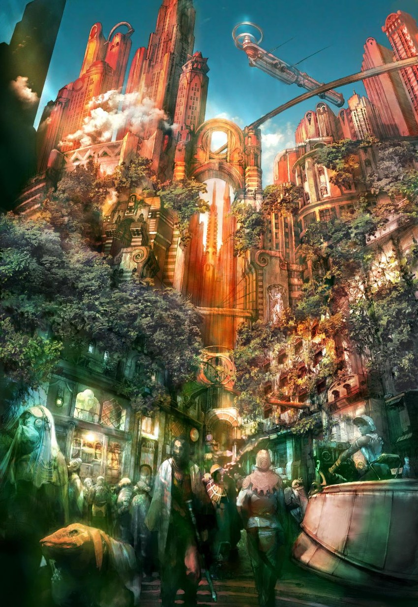 final fantasy and 1 more drawn by yoshida_akihiko