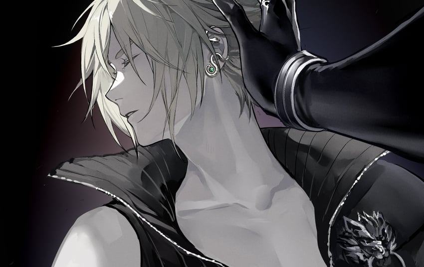 cloud strife and sephiroth (final fantasy and 2 more) drawn by lydiaaa