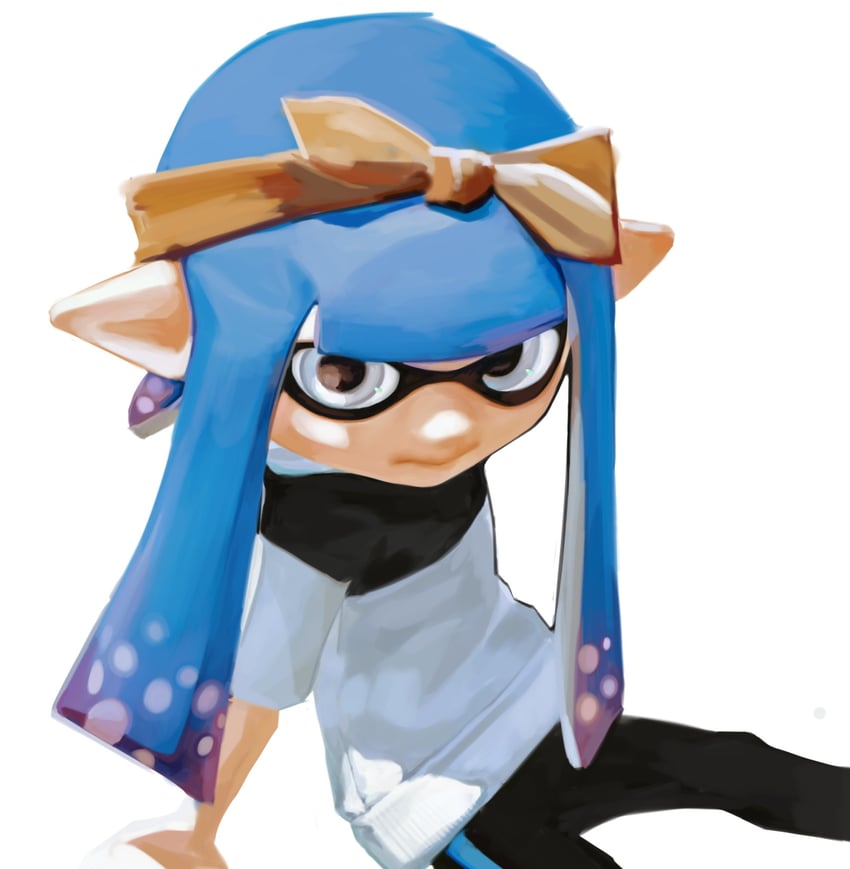 inkling player character and inkling girl (splatoon) drawn by ouoxz0t881876