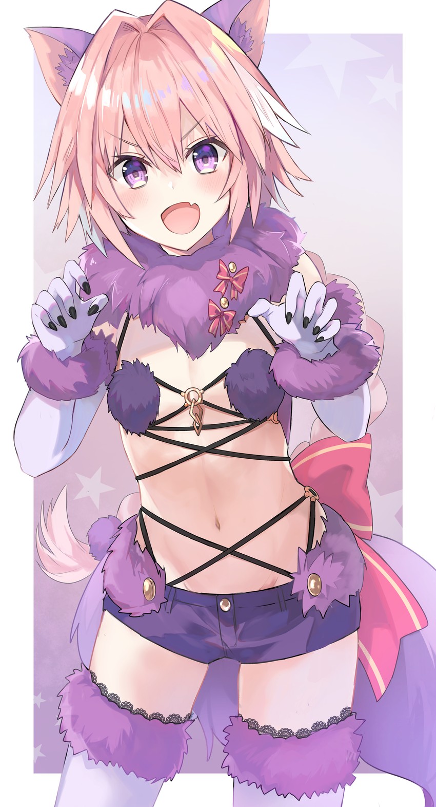mash kyrielight and astolfo (fate and 2 more) drawn by kusumoto_touka