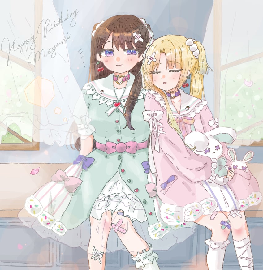 fujishima megumi and osawa rurino (love live! and 1 more) drawn by skp1cnqfehmpasi
