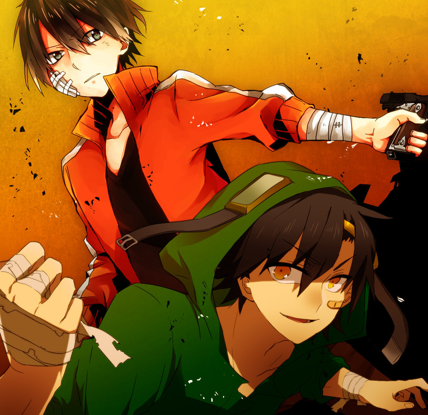 kisaragi shintarou and seto kousuke (kagerou project) drawn by asahimachi