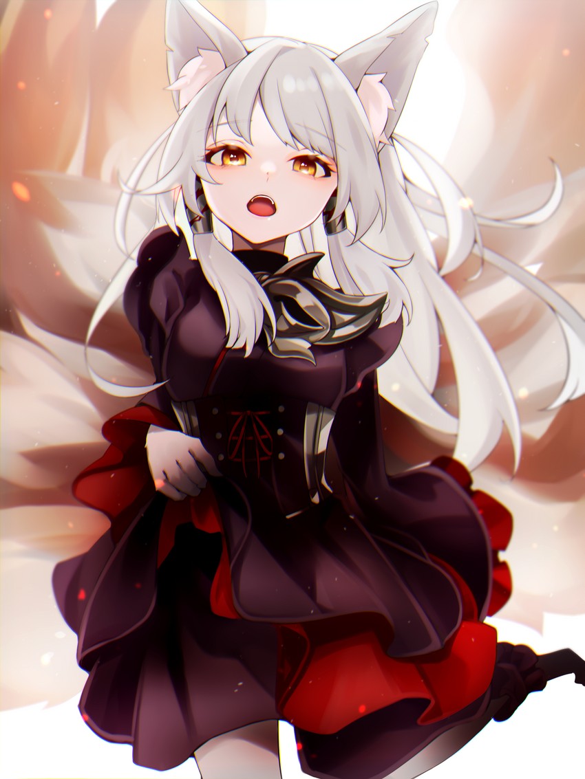 ninetails of rejection ricone (sinoalice) drawn by bobi_(user_bjq8943)