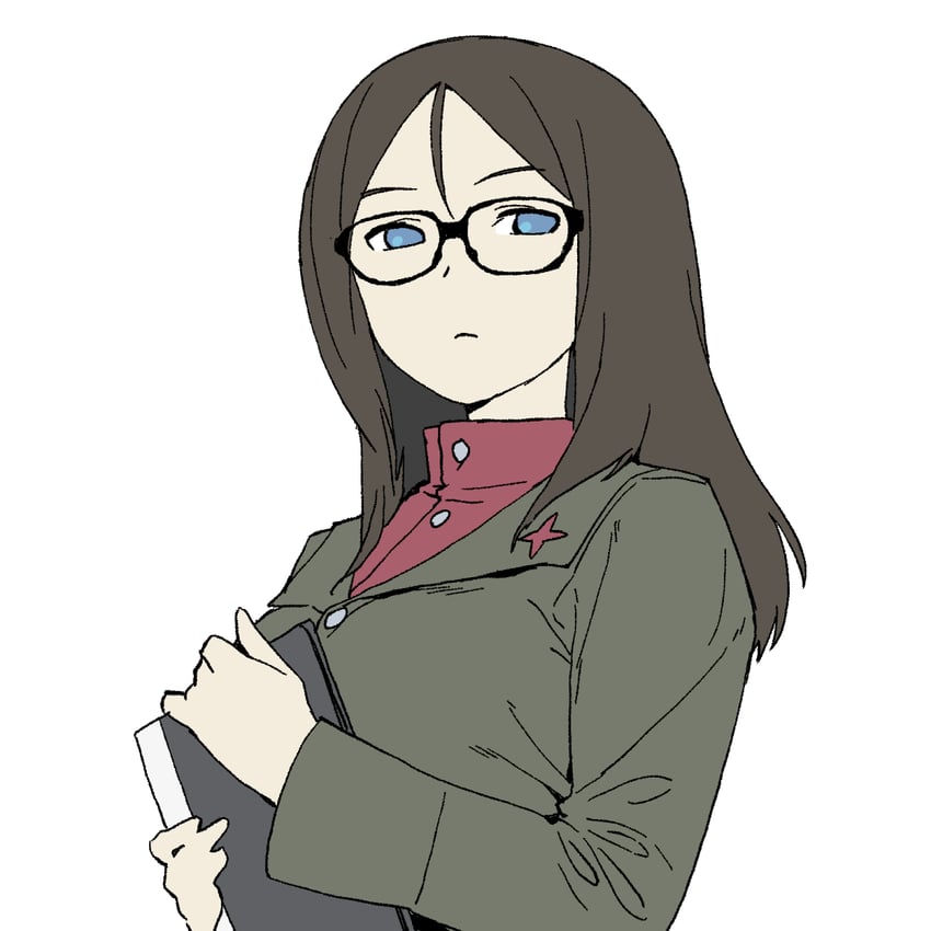 nonna (girls und panzer) drawn by onsen_tamago_(hs_egg)