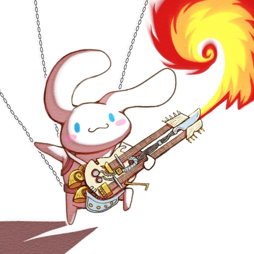cinnamoroll and the doof warrior (sanrio and 3 more) drawn by alison_(alison_airlines)