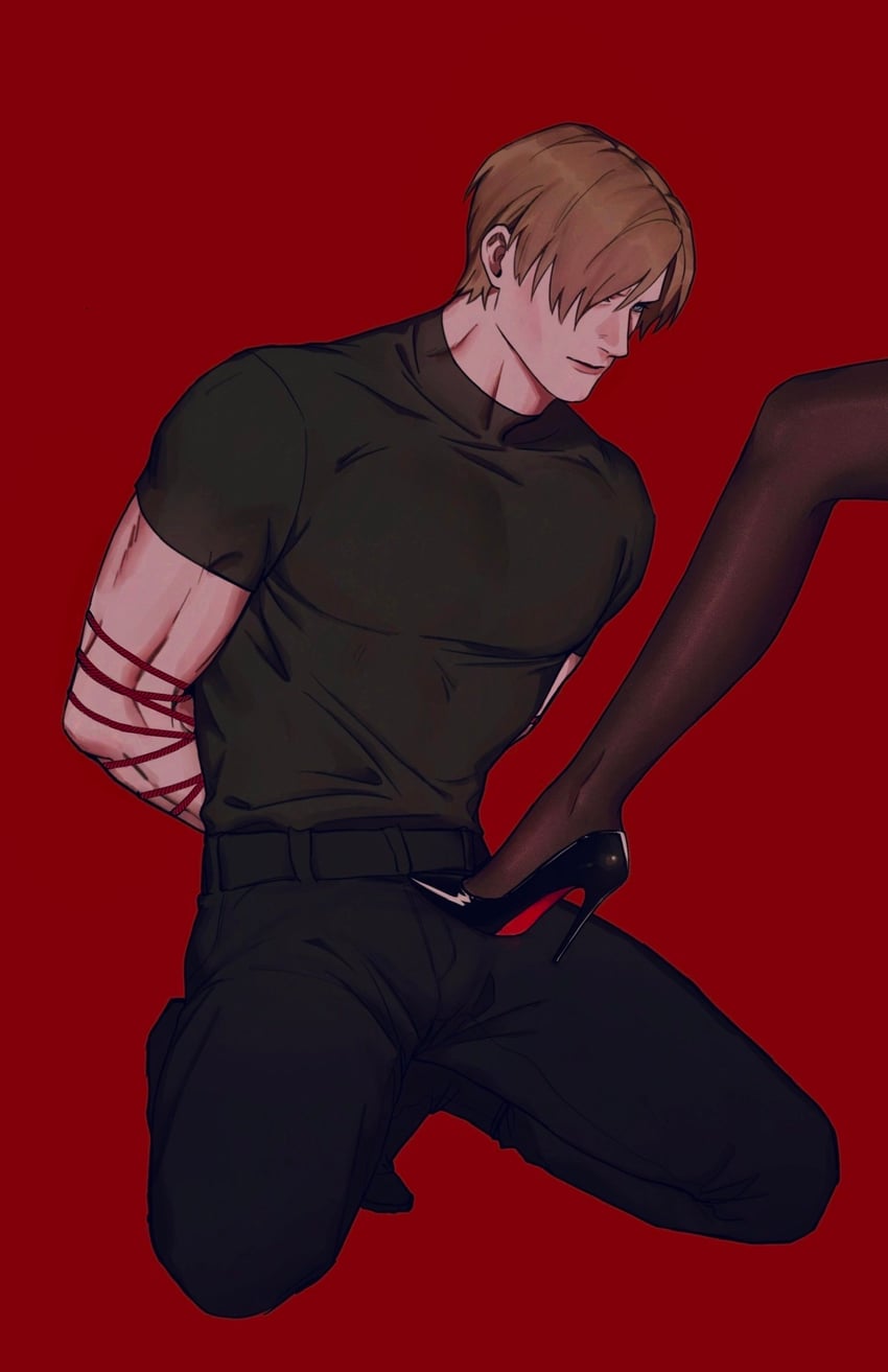 leon s. kennedy and ada wong (resident evil) drawn by aaamber_22