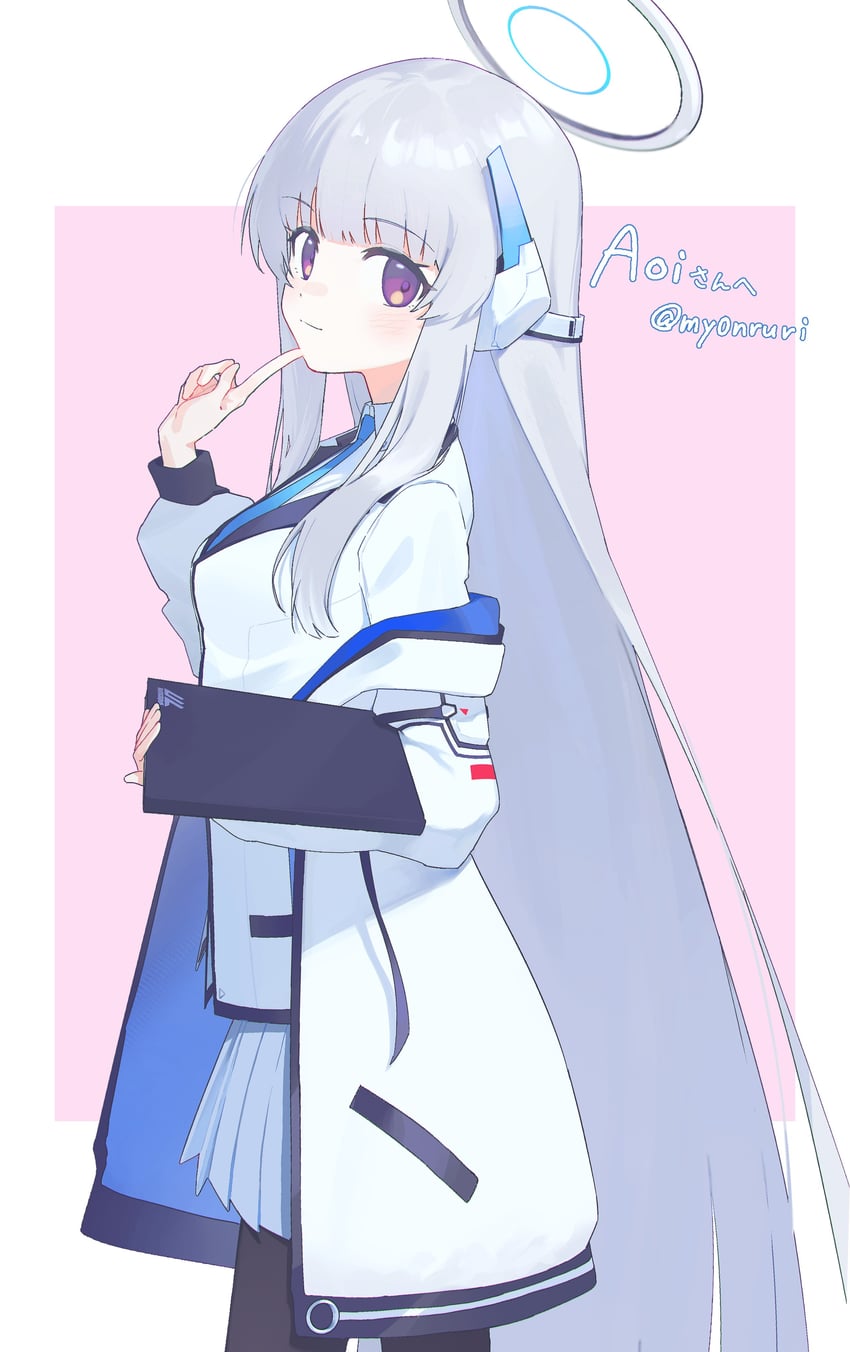 noa (blue archive) drawn by kurobeko_(kur0bek0)