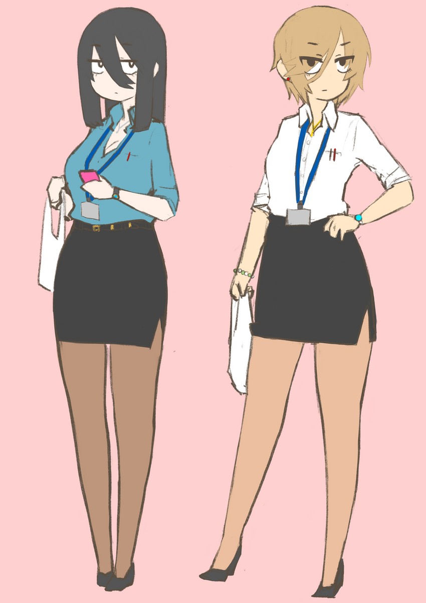 rinko-san and momoko-san (original) drawn by cocoa_fuumi