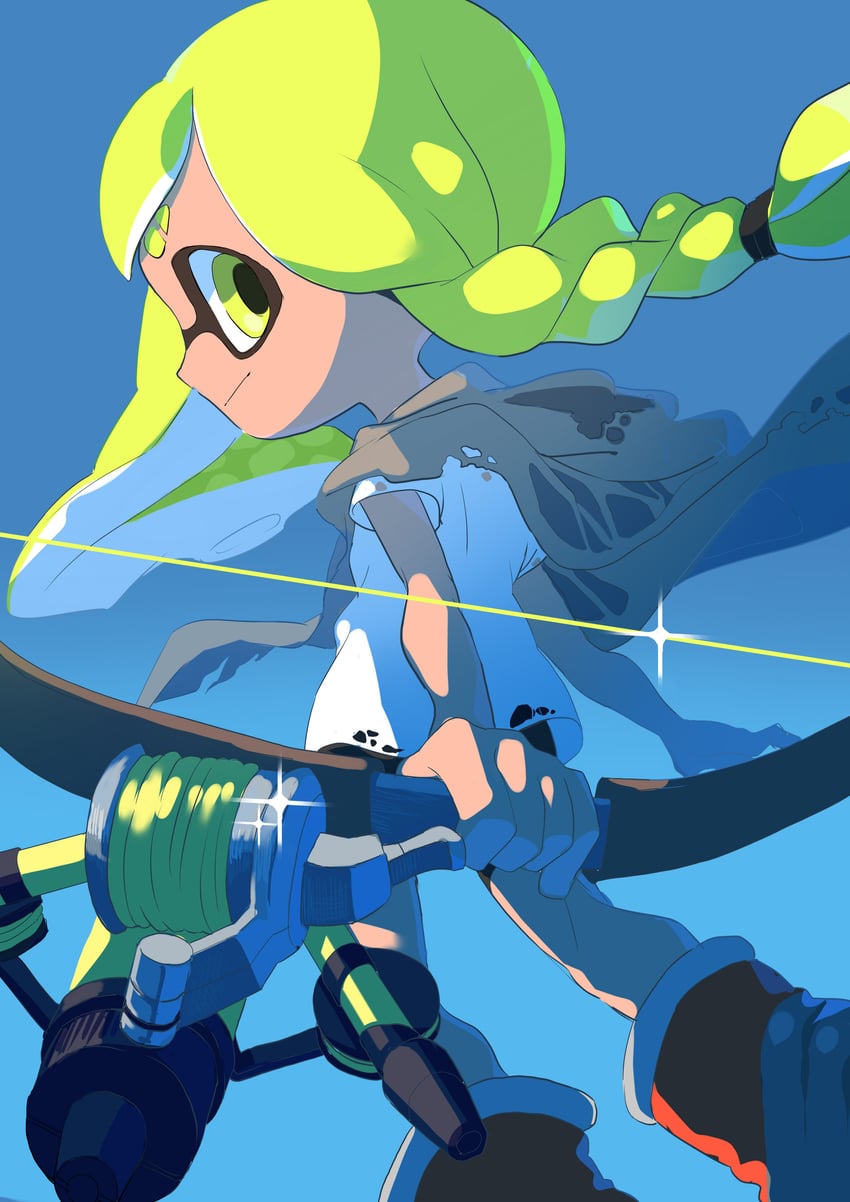 agent 3 (splatoon and 1 more) drawn by shiohi