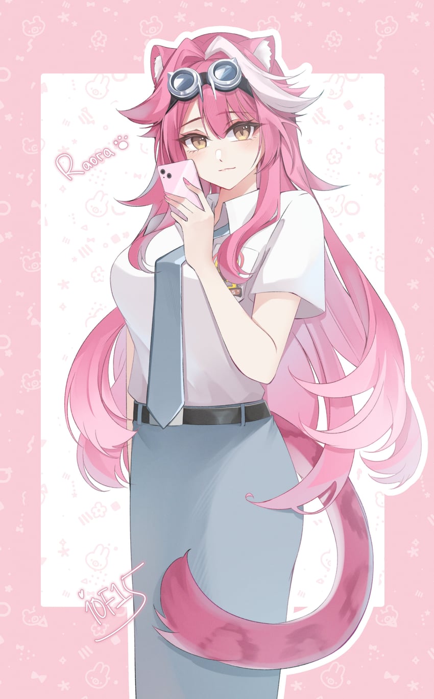 raora panthera (hololive and 1 more) drawn by airani_iofifteen_(artist)
