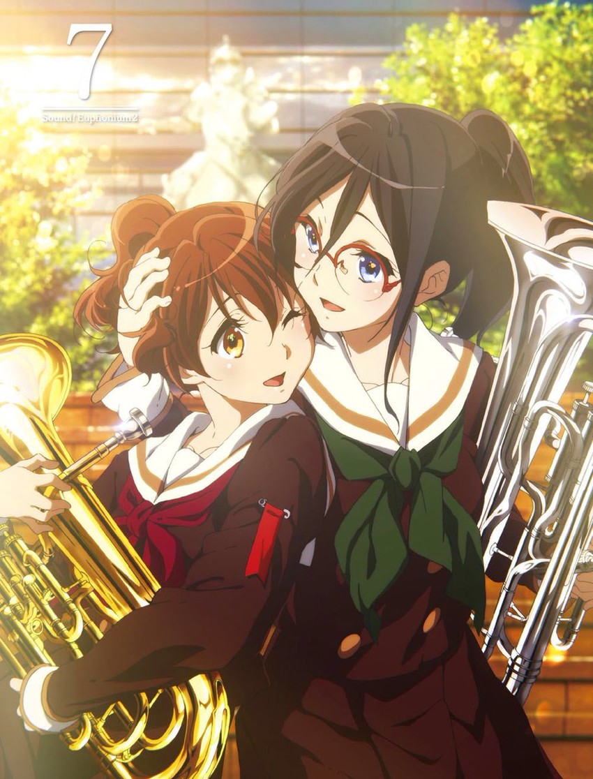 oumae kumiko and tanaka asuka (hibike! euphonium) drawn by ikeda_shouko