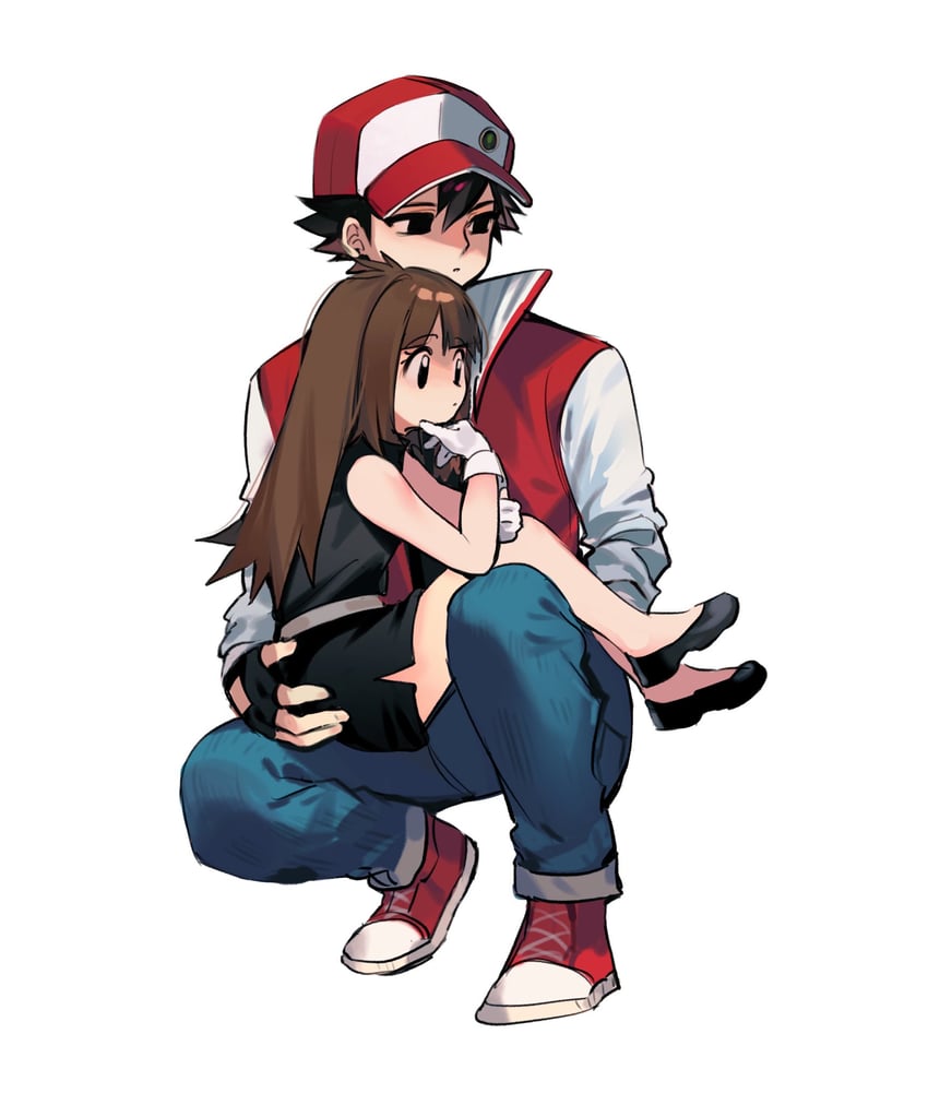 red and green (pokemon and 1 more) drawn by ki2ri5