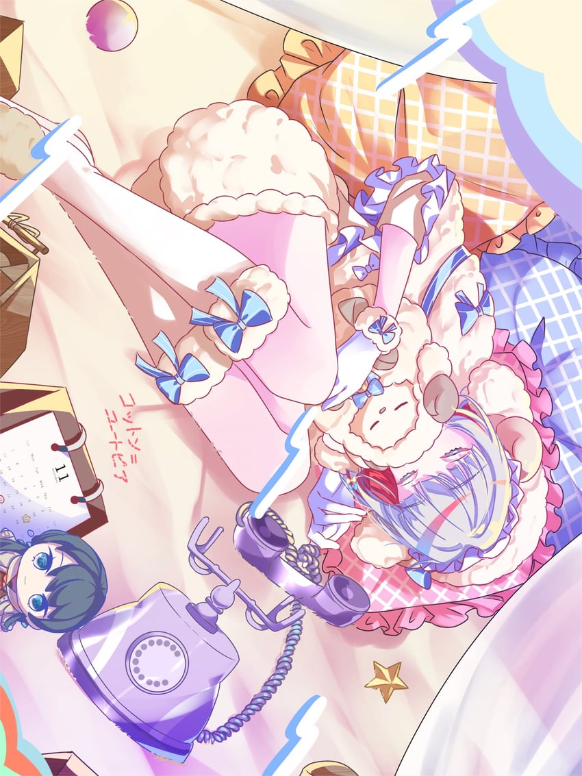 murano sayaka and yugiri tsuzuri (love live! and 1 more) drawn by sakari_(pear_8_ll)