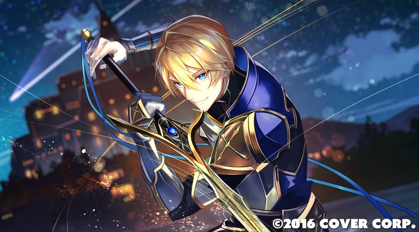 kishido temma (holostars) drawn by kainown