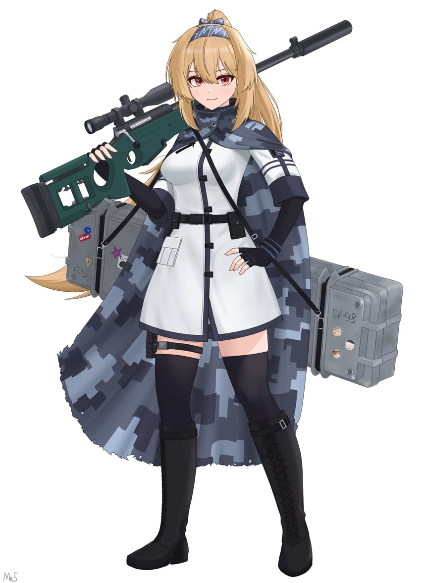 svd, sv-98, and scw (girls' frontline and 1 more) drawn by mr.something