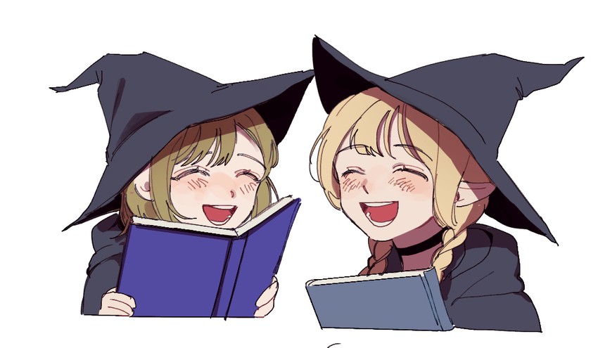 marcille donato and falin touden (dungeon meshi) drawn by yp_(pypy_5_)