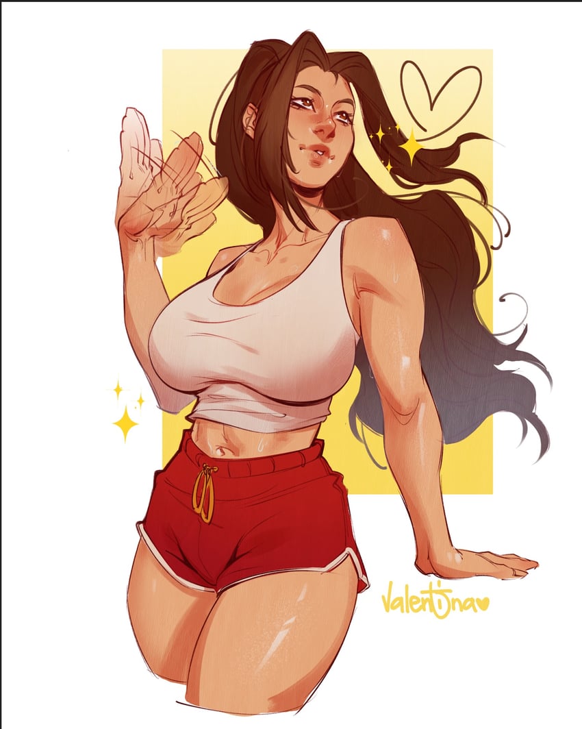 shiranui mai (street fighter and 2 more) drawn by valentina_tavolilla