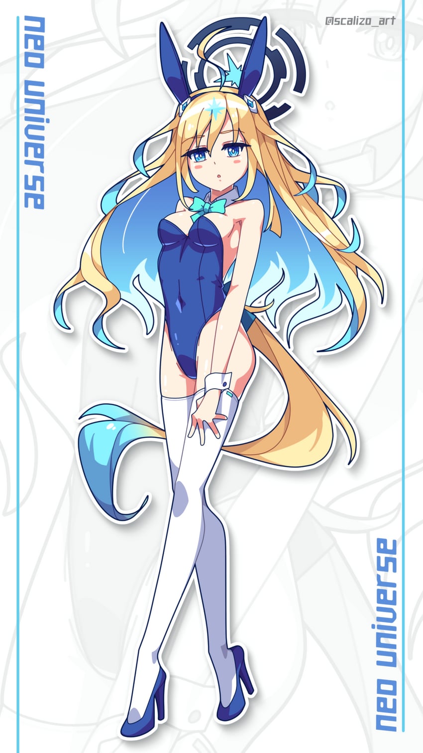 toki and neo universe (blue archive and 1 more) drawn by scalizo