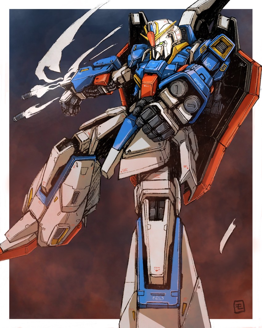 zeta gundam (gundam and 1 more) drawn by moyan