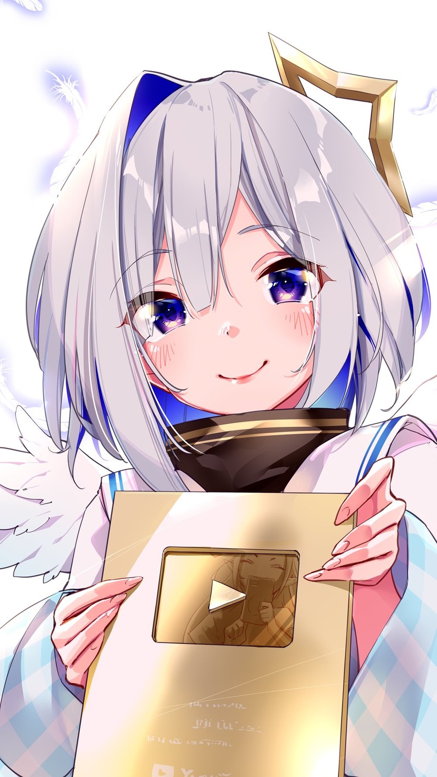 amane kanata and kiryu coco (hololive and 1 more) drawn by yuyaiyaui