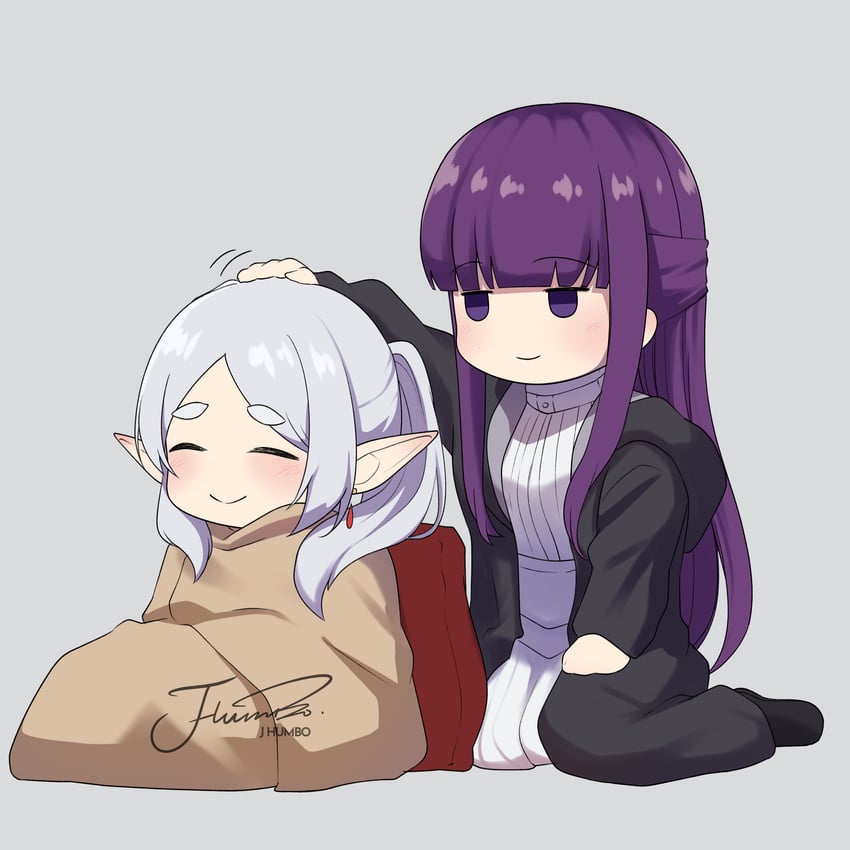 frieren and fern (sousou no frieren) drawn by j_humbo