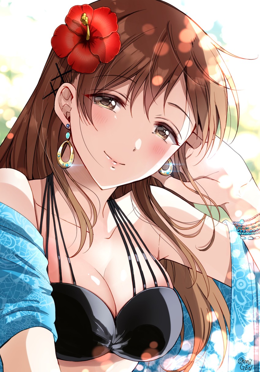 nitta minami (idolmaster and 2 more) drawn by gen_(enji)