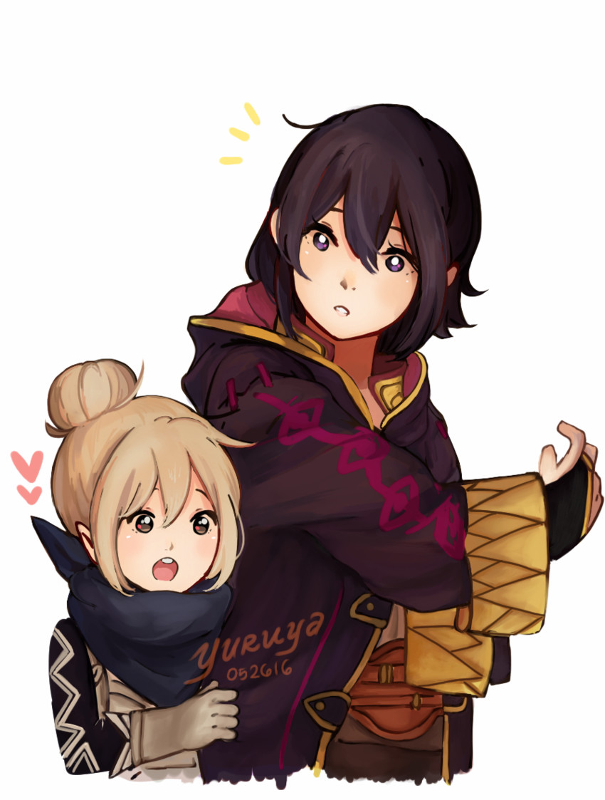 female morgan and female kana (fire emblem and 2 more) drawn by yuruya_(tumblr)