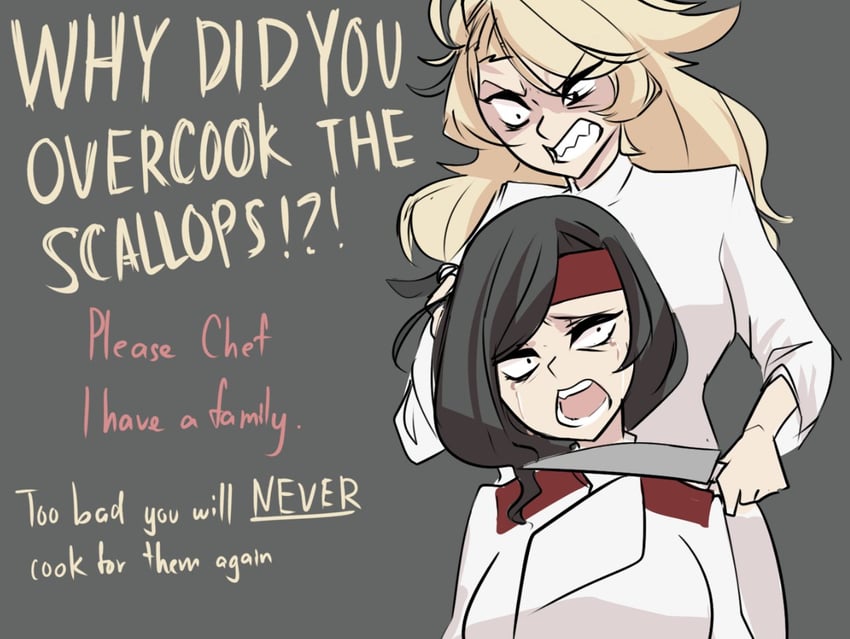 gordon ramsay (original and 1 more) drawn by centurii-chan