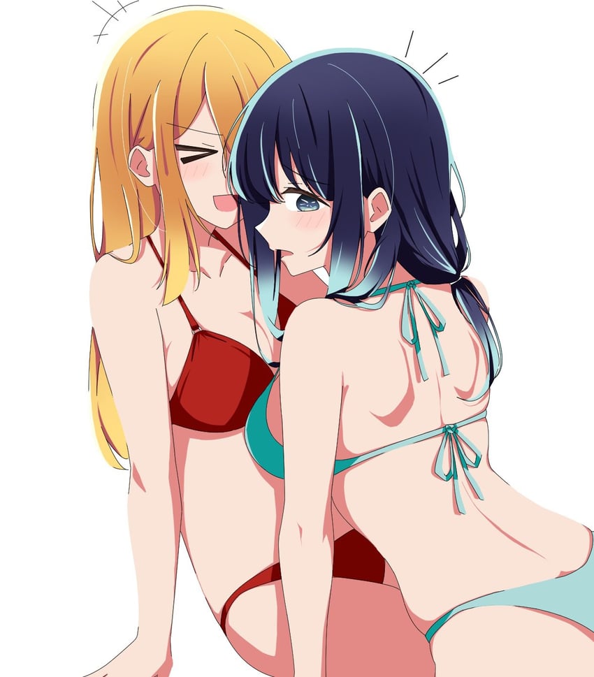 hoshino ruby and kurokawa akane (oshi no ko) drawn by kusana_(kusana47454281)