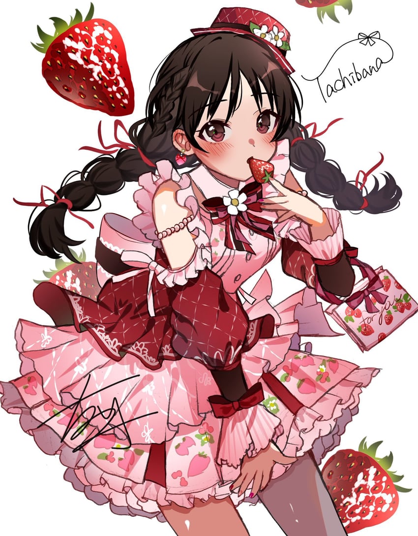 tachibana arisu (idolmaster and 2 more) drawn by b9-n3