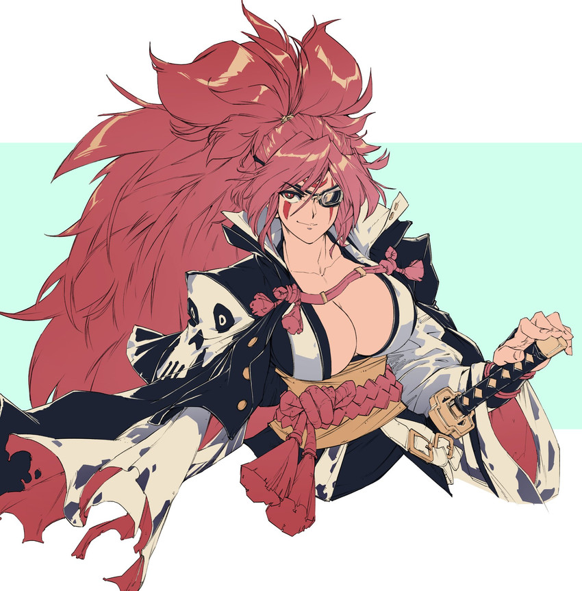 baiken (guilty gear and 2 more) drawn by david_liu