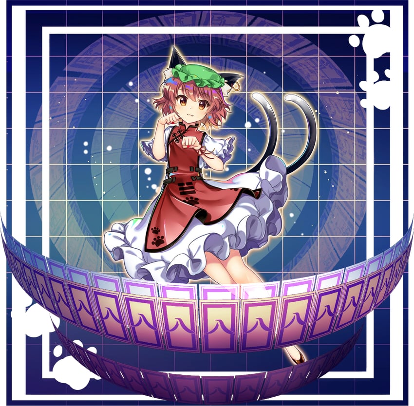 chen (touhou and 2 more) drawn by rotte_(1109)