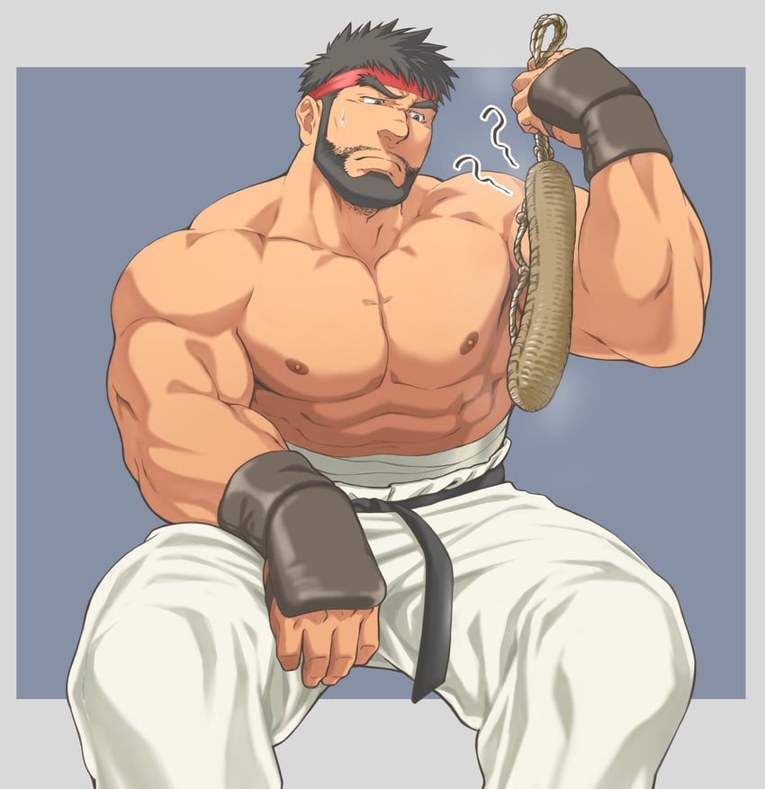ryu (street fighter and 1 more) drawn by tetsu_(kurotetsu1379)