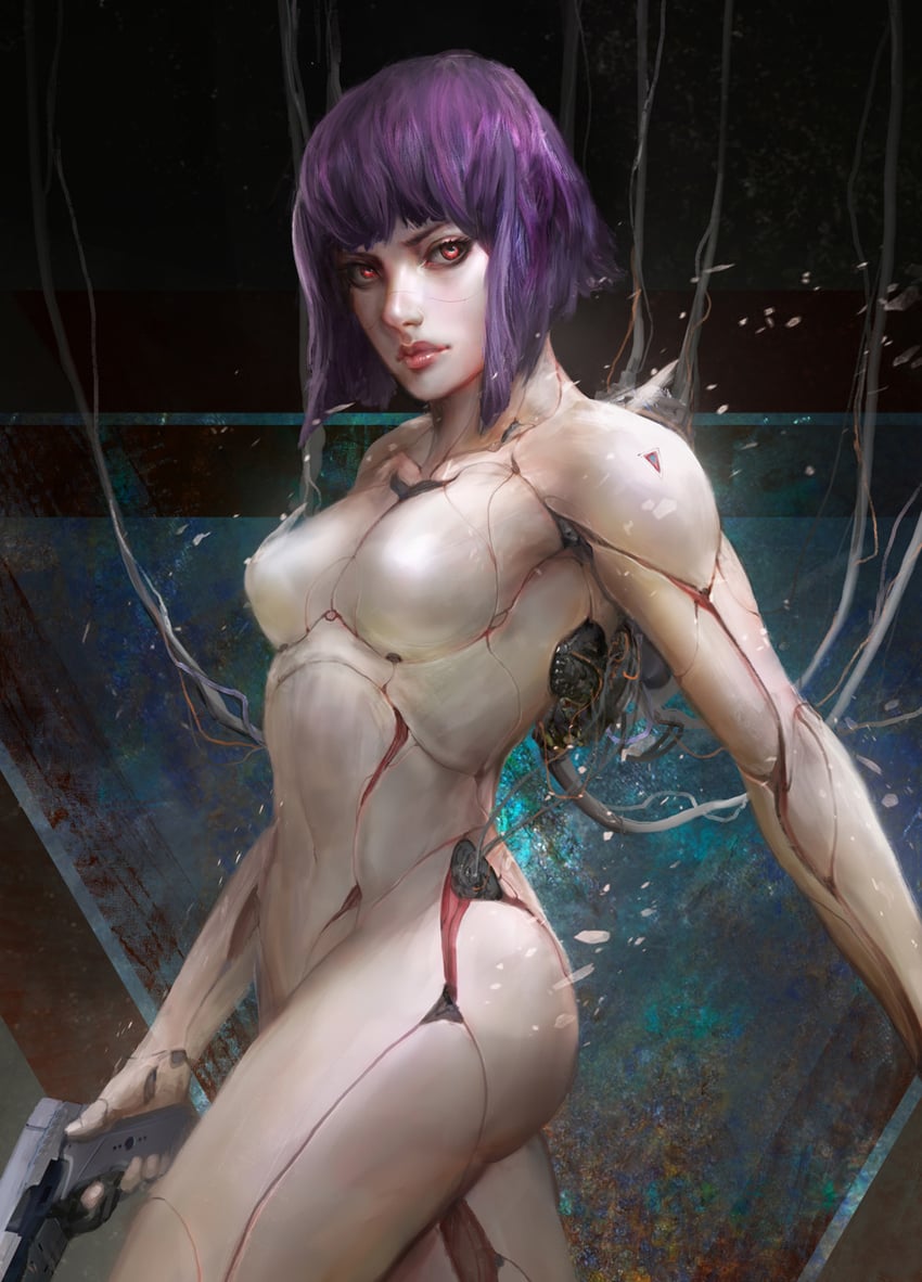 kusanagi motoko (ghost in the shell) drawn by thedurianart