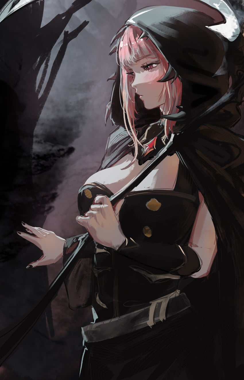 mori calliope (hololive and 1 more) drawn by yoellim5