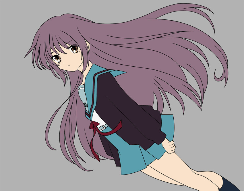 nagato yuki (suzumiya haruhi no yuuutsu) drawn by sagittamagica