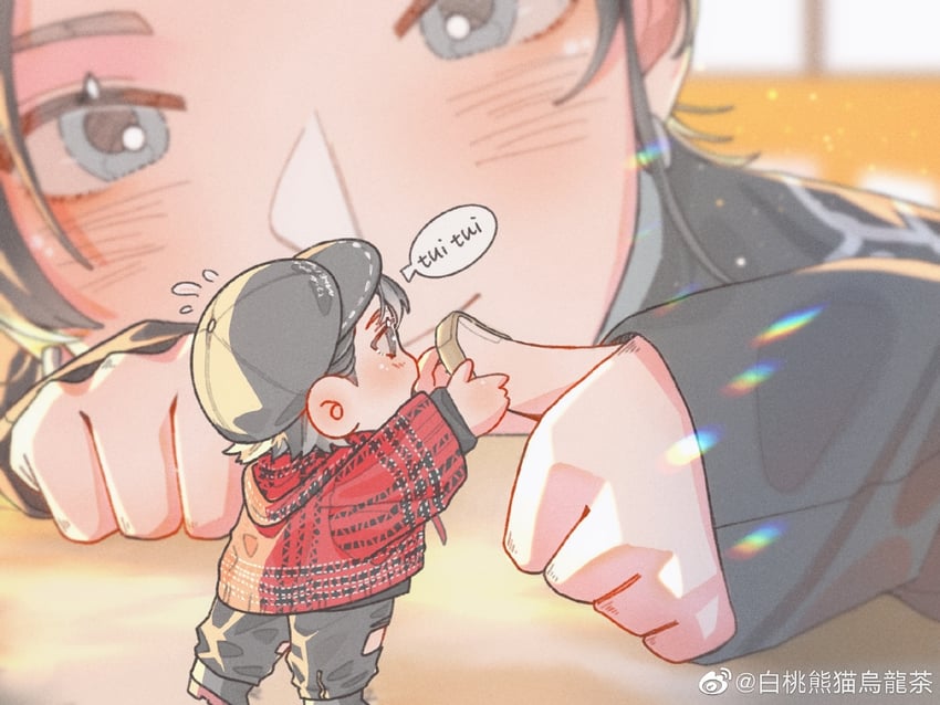 jc-t and jason (real life and 1 more) drawn by taketorikyouko