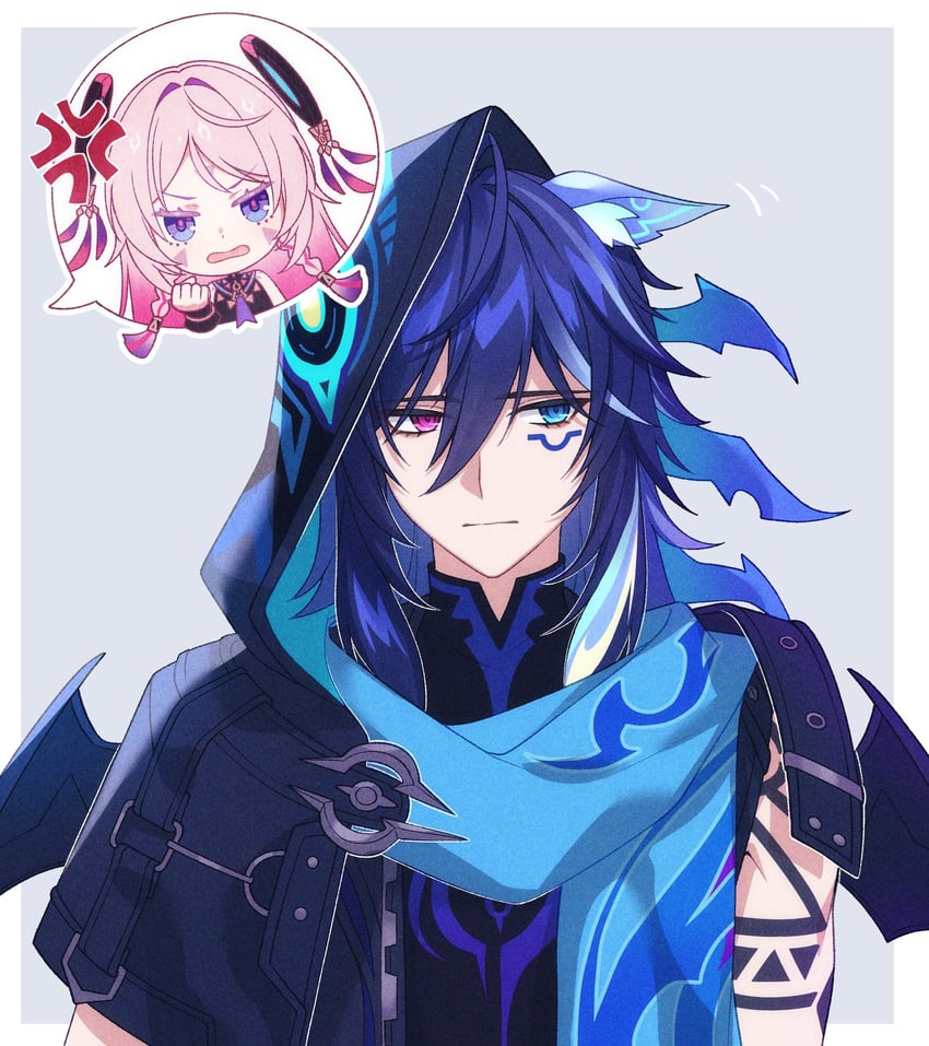 citlali and ororon (genshin impact) drawn by pochimaru_(marumaru_wanwan)