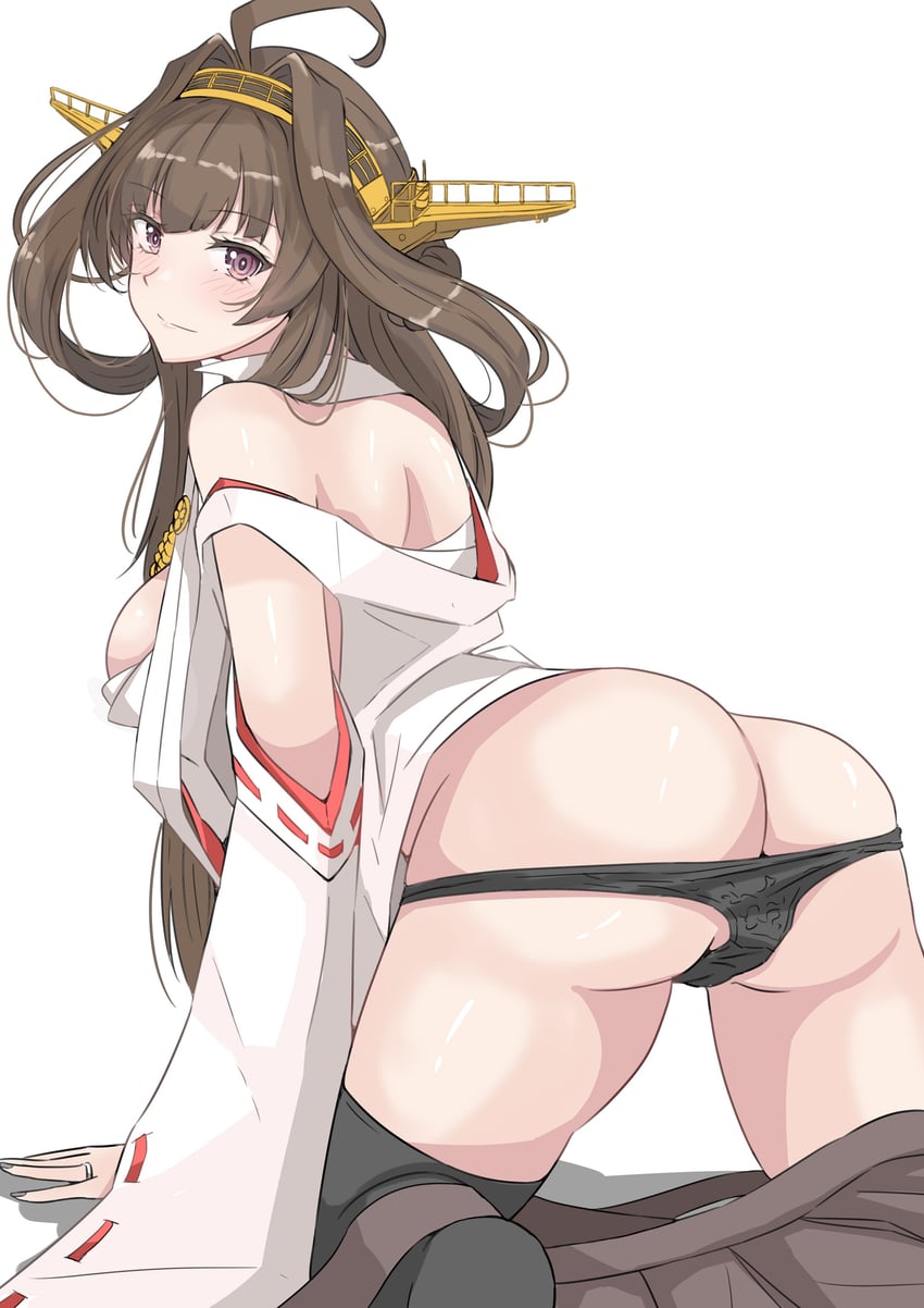 kongou and kongou kai ni (kantai collection) drawn by ken_(shutenndouji1)