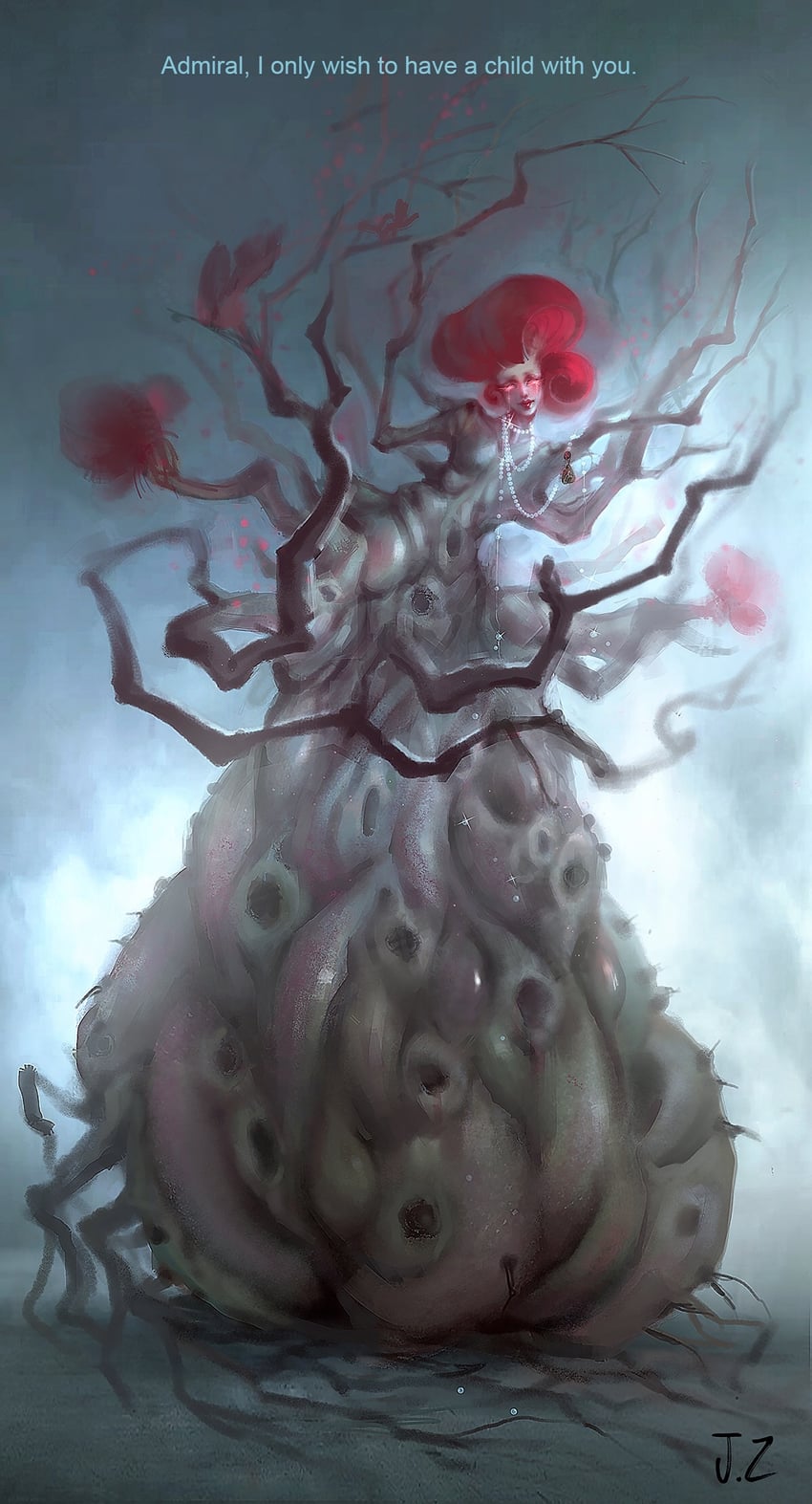 mother tree of desire and cynthia (lord of the mysteries) drawn by jinnyz